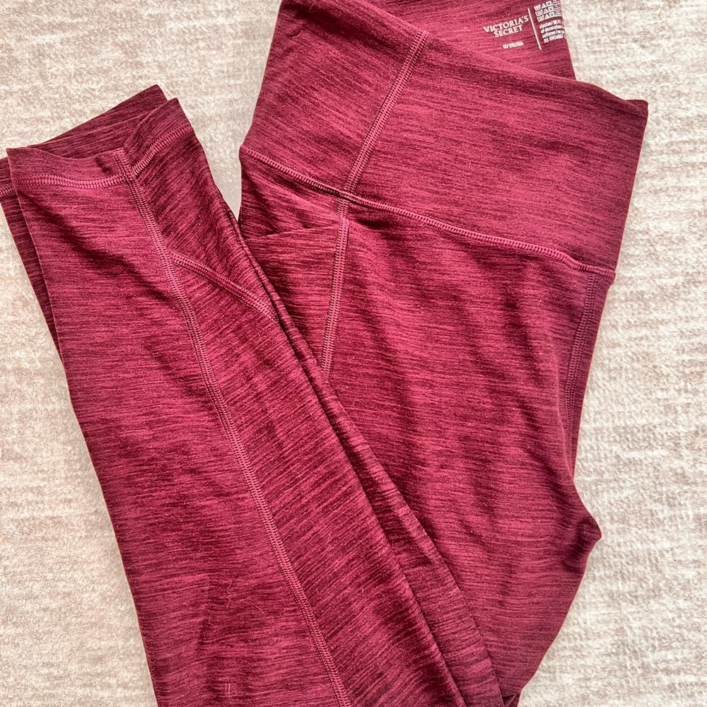 Victoria's Secret Purple Leggings High-Rise Stretch